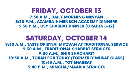 Shabbat at HEA Friday October 6 730 a.m. Daily Morning Minyan Hoshana Rabah 600 p.m. Friday Evening Minyan Saturday October 7 Tishrei 22 930 a.m. Shemini Atzeret Services Yizkor 1045 a.m. 550 p.m. MinchaMaariv services 600 p.m. Simchat Torah