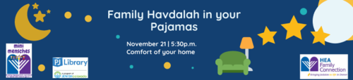 Banner Image for Family Havdalah in your Jammies